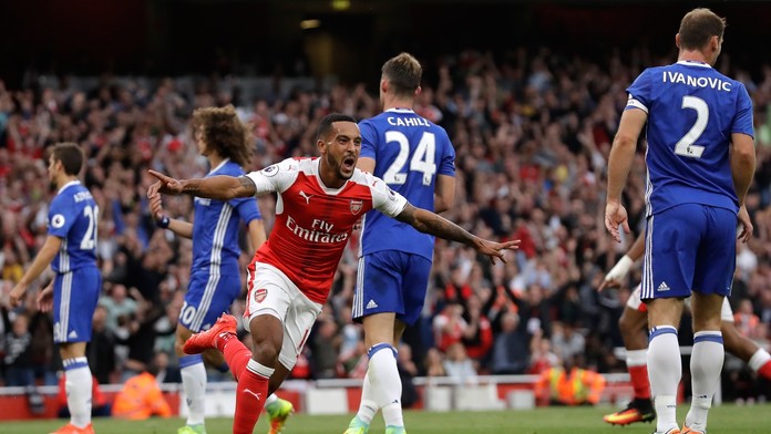 Theo Walcott autor druhého gólu.