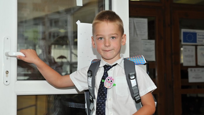 Na snímke prvák zo ZŠ Gaštanová v Žiline 