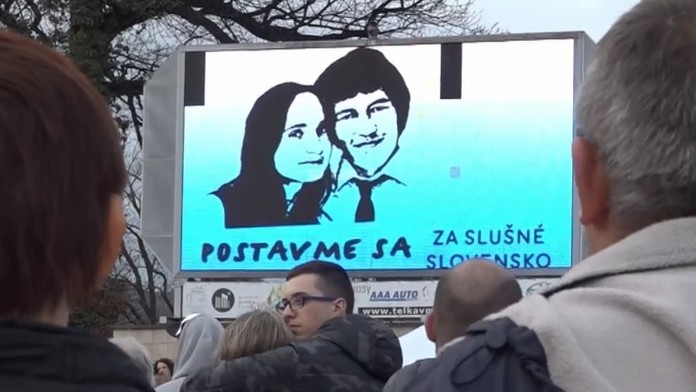 Zhromaždenie Za slušné Slovensko.