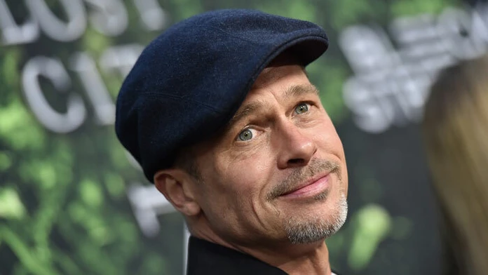 Brad Pitt na premiére filmu Stratené mesto Z