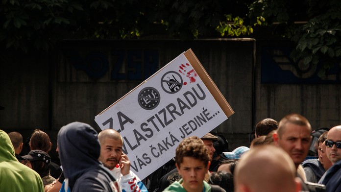 Protest a pochod "STOP islamizácii Európy" 20. júna 2015 v Bratislave