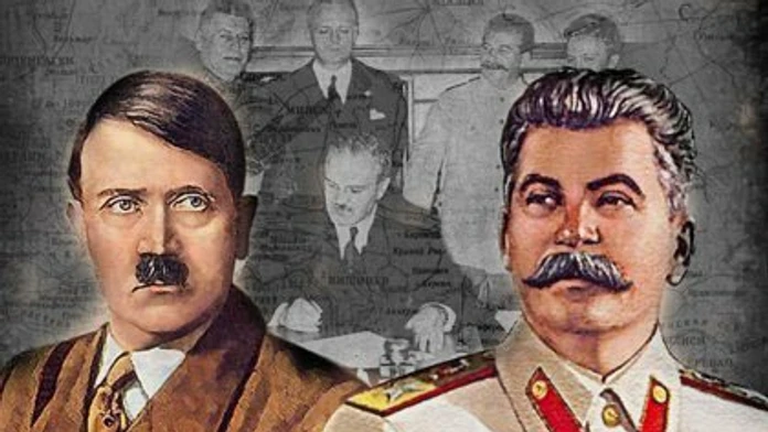 Podpísanie paktuRibbentrop-Molotov