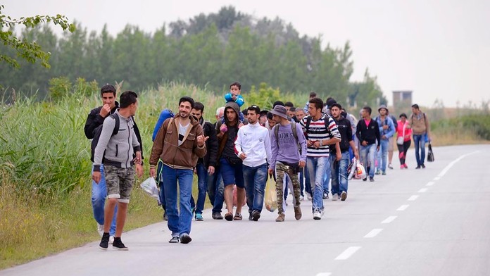 Migranti v Maďarsku.