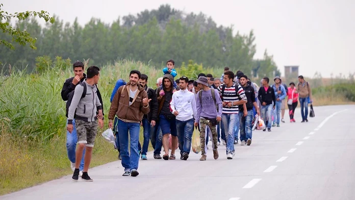 Migranti v Maďarsku.