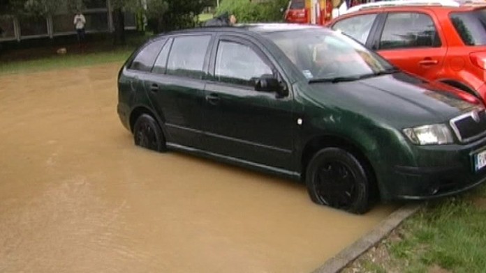Záplavy v Rožňave.
