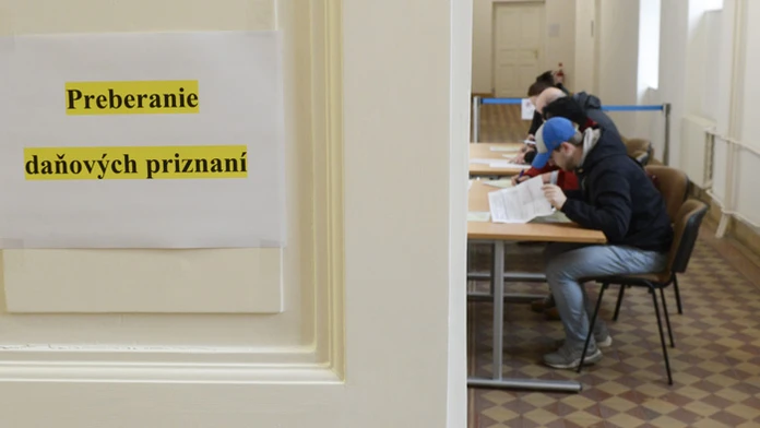Podávanie daňového priznania.