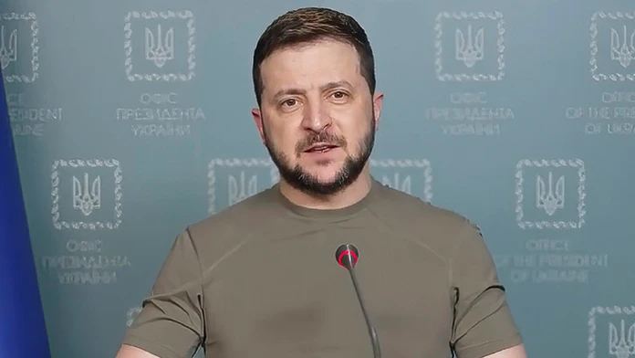 Ukrajinský prezident Volodymyr Zelenskyj.