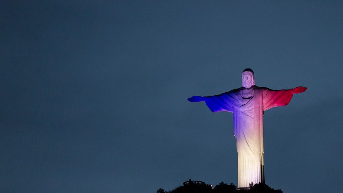 Socha Krista Spasiteľa v Rio de Janeiro. 