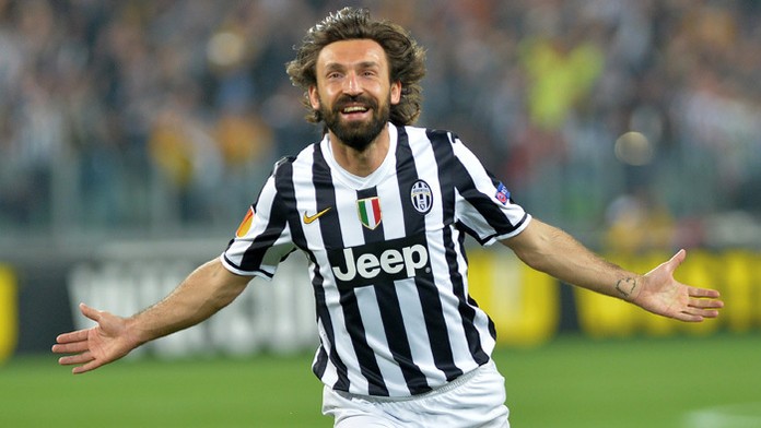 Hráč Juventusu Turín Andrea Pirlo.