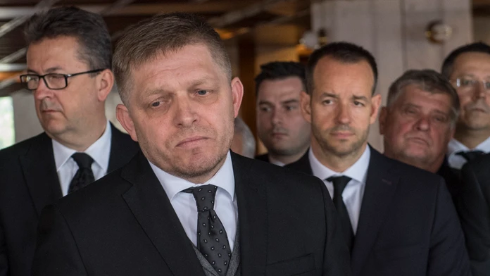 Robert Fico v parlamente.