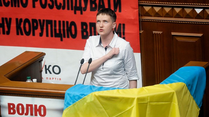 Ukrajinská pilotka Nadija Savčenková zložila poslanecký sľub.