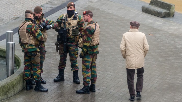 Belgickí policajti.