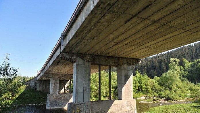 Starý horelický most v Čadci.