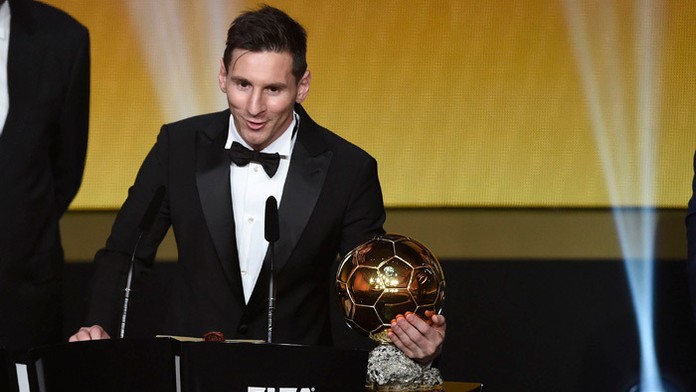 Držiteľ Zlatej lopty Lionel Messi.
