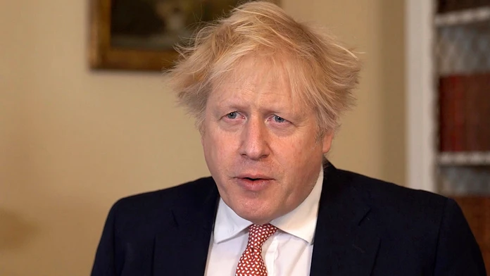 Britský premiér Boris Johnson.