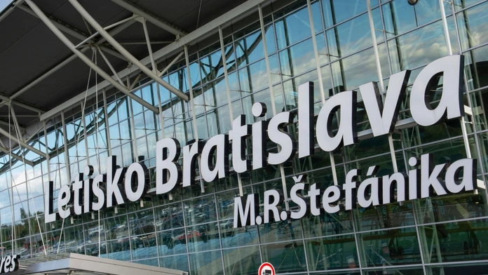 Letisko v Bratislave.