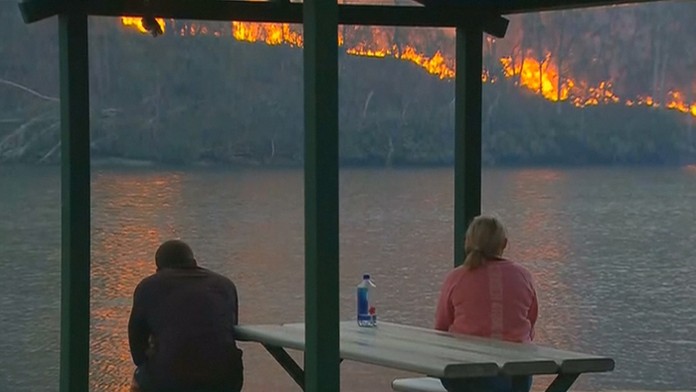 Požiar v Austrálii.