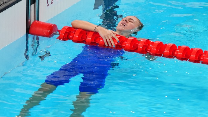 GALÉRIA: Kolaps slovenskej plavkyne na olympiáde objektívmi fotografov
