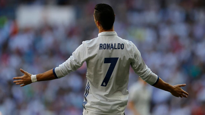 Hráč Realu Madrid Cristiano Ronaldo.