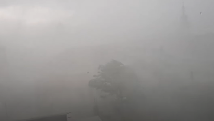 Downburst na Spiši