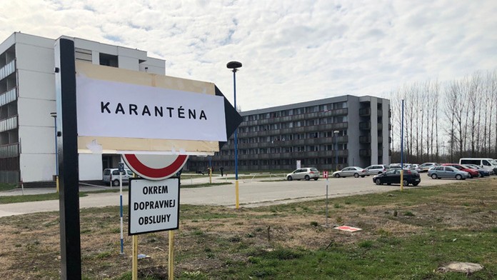 Karanténa v Gabčíkove.