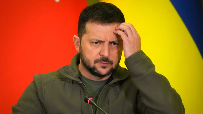 Ukrajinský prezident Volodymyr Zelenskyj.