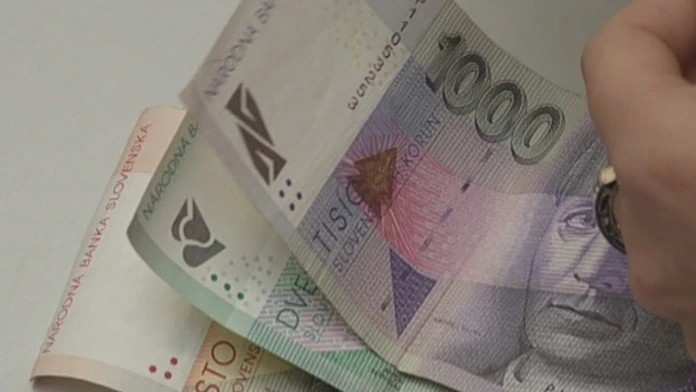 Slovenské koruny.