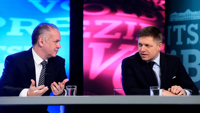 Kiska a Fico v televíznej debate vo verejnoprávnej televízii