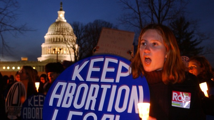 Protest na podporu interrupcií