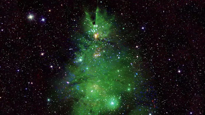 NASA zverejnila unikátnu snímku. Vo vzdialenom vesmíre objavila symbol Vianoc