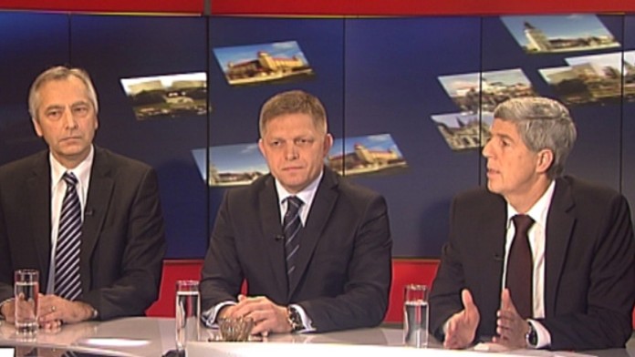 Fico, Bugár a Figeľ v relácii Na telo