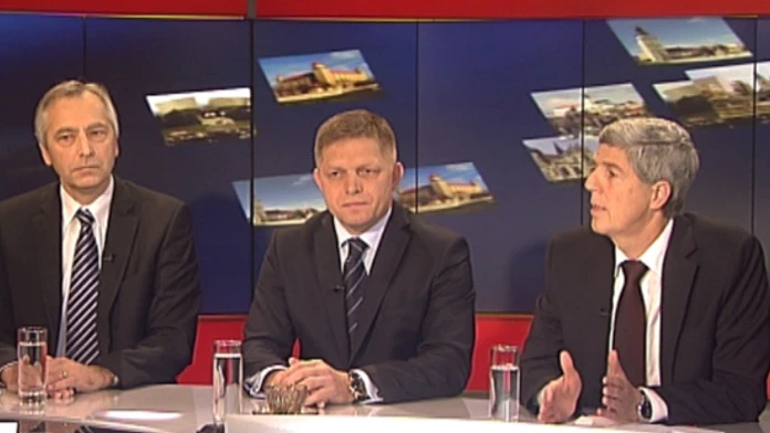 Fico, Bugár a Figeľ v relácii Na telo
