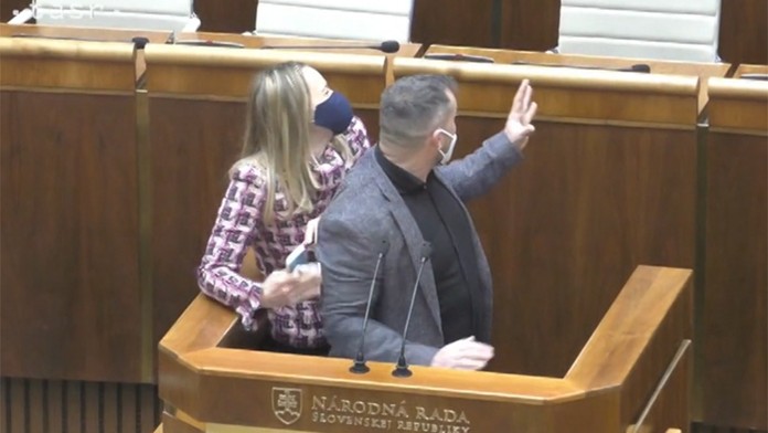 Romana Tabak a Miroslav Suja.