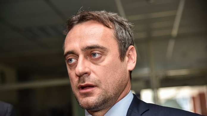 Moderátor Michal Kovačič.