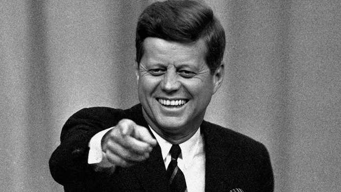 Americký prezident John F. Kennedy na archívnej snímke z 3. apríla 1963.