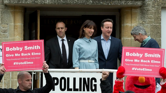David Cameron s manželkou.