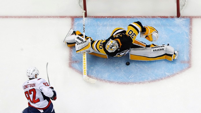 Kuznecov rozhoduje o predĺžení Washingtonu cez Pittsburgh.