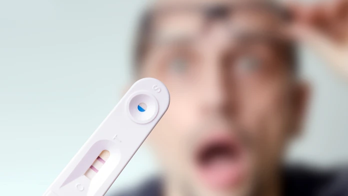 Tehotenský test.