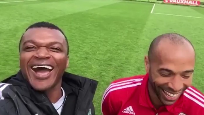 Marcel Desailly a Thierry Henry.