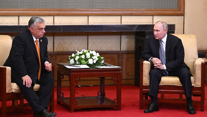 Viktor Orbán a Vladimir Putin počas vlaňajšieho stretnutia