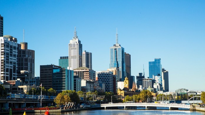 Australské Melbourne.