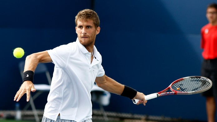 Slovenský tenista Martin Kližan v Cincinnati.