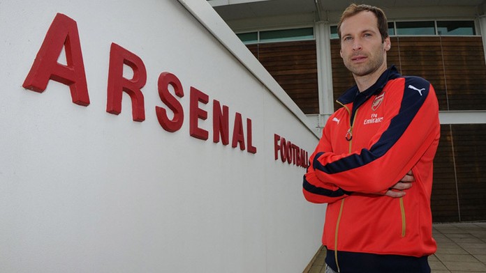 Brankár Arsenalu Londýn Petr Čech.