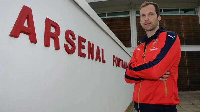 Brankár Arsenalu Londýn Petr Čech.