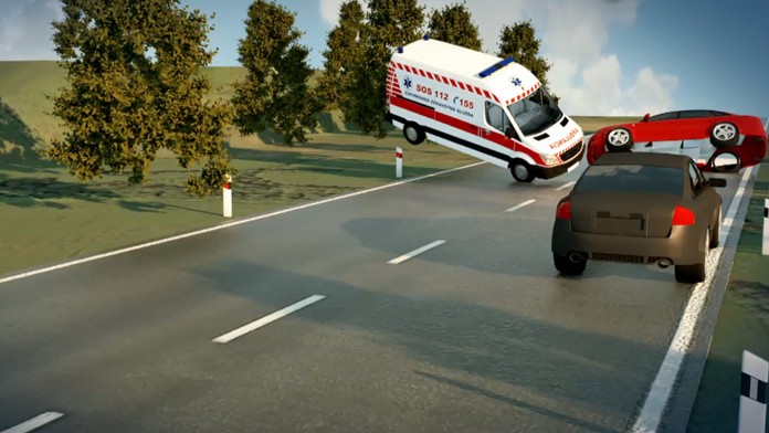 Pirátska jazda vodiča Audi skončila zrážkou so sanitkou. Zomrel prevážaný pacient