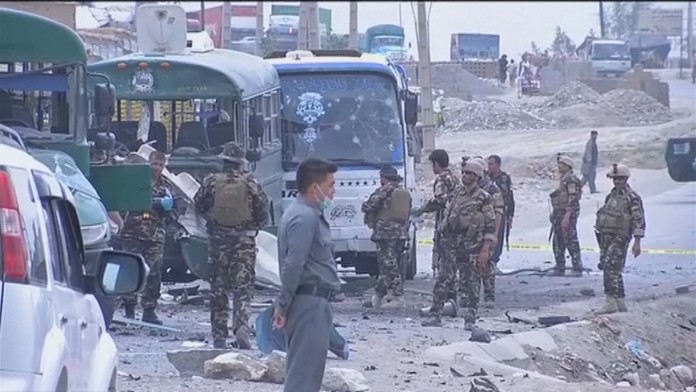 Foto z miesta útoku.