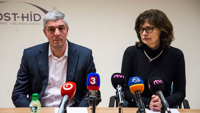 Béla Bugár a Lucia Žitňanská