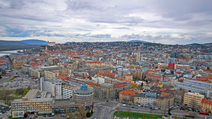 Výhľad na Bratislavu 