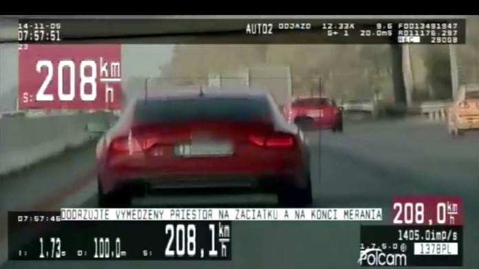 Cestný pirát prekročil rýchlosť o takmer 100 km/h