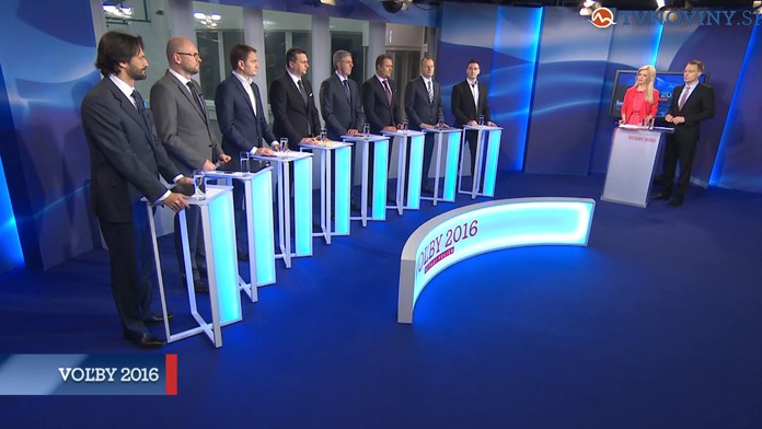 Povolebná politická debata na TV Markíza.